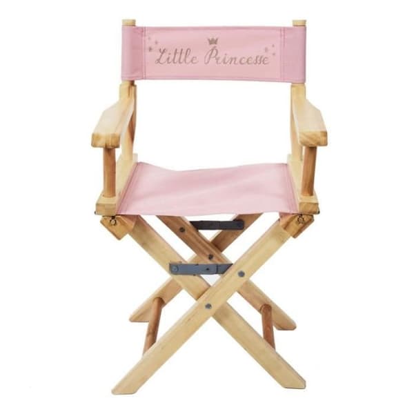 Barnstol - PARIS PRIX - Direktör - Rosa - Tyg - Polyester - Inomhus