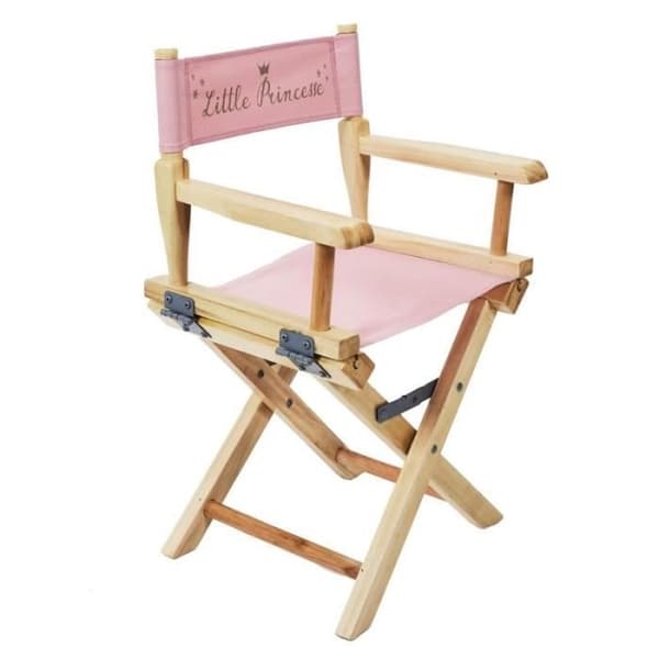 Barnstol - PARIS PRIX - Direktör - Rosa - Tyg - Polyester - Inomhus
