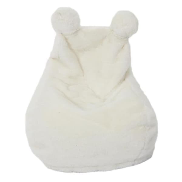 Barnfåtölj - Paris Prix - Ted - Imitation Päls - Vit