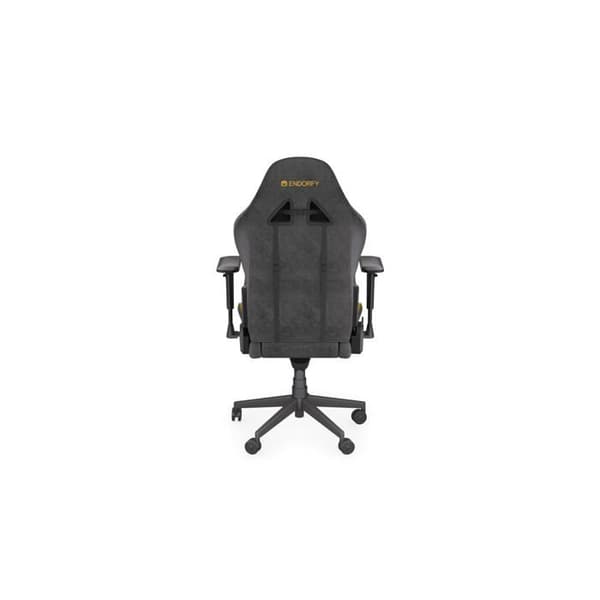 Fåtölj - Endorfy - Scrim YL - Svart/Gul - 1 plats - Samtida tyg