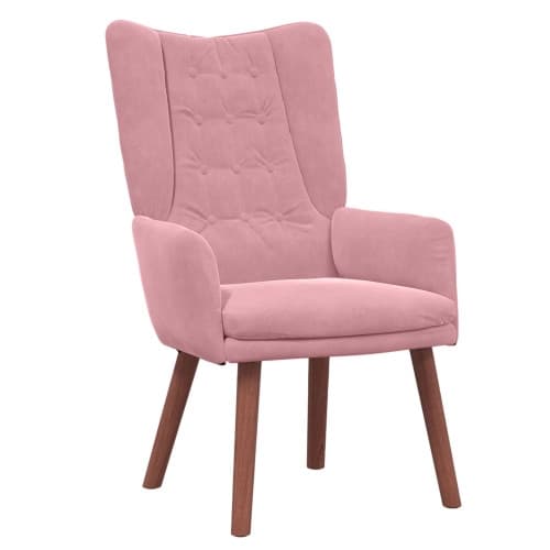 Avkopplande Stol Rosa Sammet