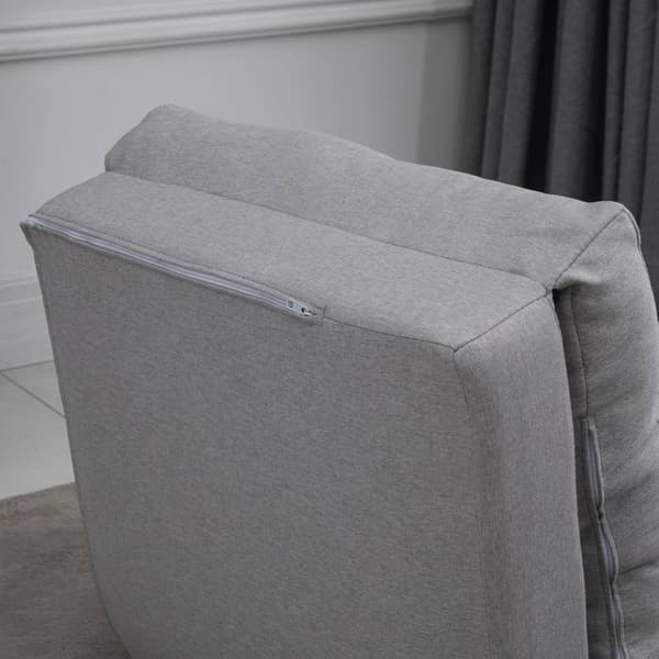Rootz gulvstol Foldning Madras - Sleep Mat - Konvertible sæde - 2 -i -1 Design - Aftagelig pude - 60 cm x 80 cm x 56 cm og 180 cm x 60 cm x 19 cm