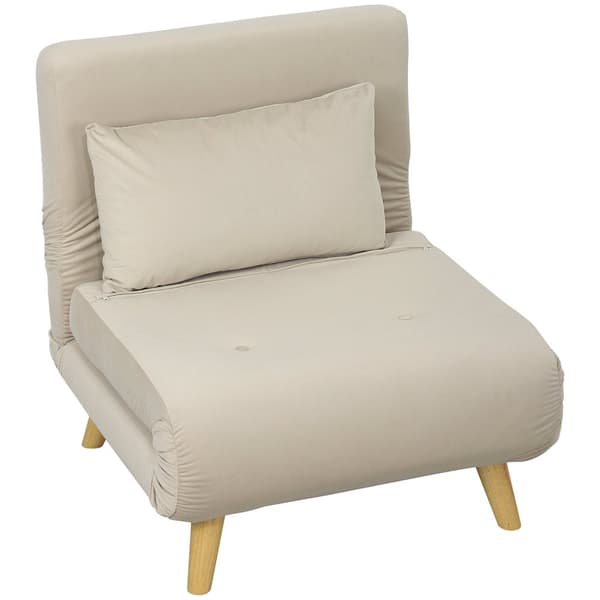 Rootz Folding lænestolseng - hvilestol - fløjlsofa - justerbar ryglæn - op til 120 kg - 72 cm x 78 cm x 79 cm