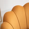 Pikkukuva 8 / 10: Rootz Lounge -juhla - Vintage Napr Chair - Club Chair - Velvet Optics - Viihtyisä mukavuus - 76cm x 67cm x 74cm - Keltainen