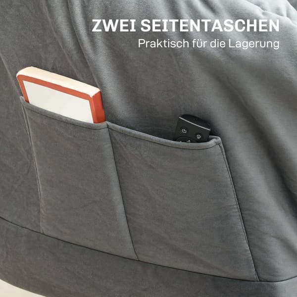 Rootz Modern Akzentstuhl Upcolsted Chair - Velvet Armchair - Stålramstol - Lyxig komfort - 80 cm x 78 cm x 100 cm