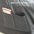 Miniatyrbild 5 av 9: Rootz Modern Akzentstuhl Upcolsted Chair - Velvet Armchair - Stålramstol - Lyxig komfort - 80 cm x 78 cm x 100 cm