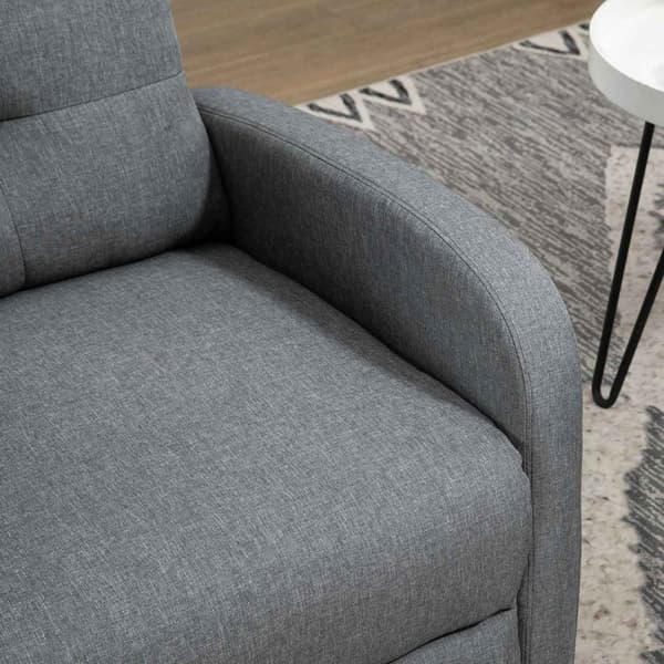 Rootz Relaxation lænestol - hvilestol - Lounger - Pocket Spring Core - Understøtter op til 150 kg - 67 x 87 x 98 cm - Grå