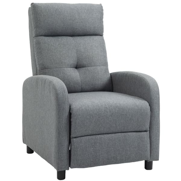 Rootz Relaxation lænestol - hvilestol - Lounger - Pocket Spring Core - Understøtter op til 150 kg - 67 x 87 x 98 cm - Grå