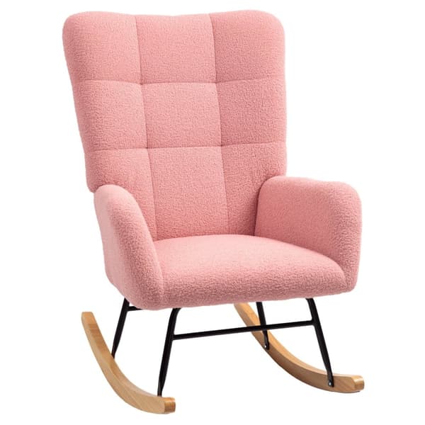 Rootz gungstol - mysig fåtölj - sammet vinglös stol - tjock stoppning - 70 cm x 94 cm x 100 cm