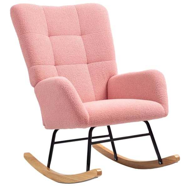 ROOTZ ROCKING POSTOL - Hyggestol - Velvet Wingless stol - Tyk polstring - 70 cm x 94 cm x 100 cm