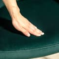 Pikkukuva 8 / 10: Rootzin verhoiltu tuoli - korostettu tuoli - koristeellinen tikkaus - Velvet -ilme - pitää jopa 120 kg - 58,5 cm x 59cm x 78,5 cm - vihreä