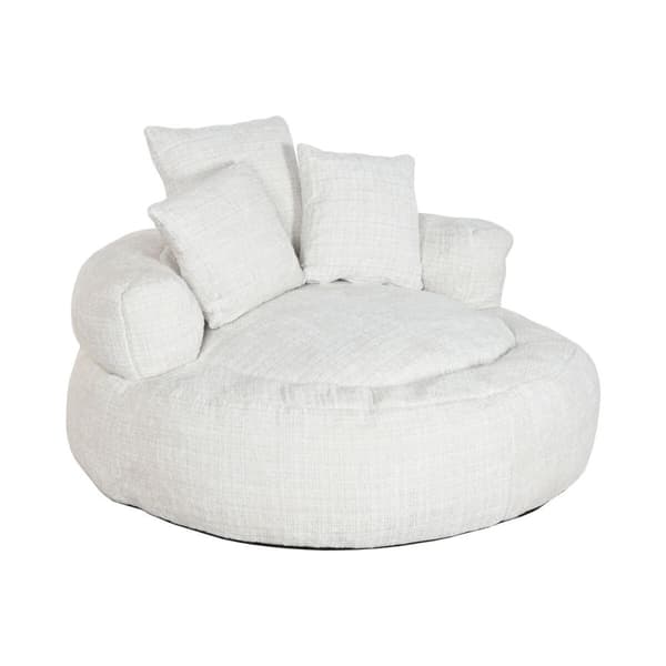 Fåtölj Home ESPRIT Vit 104 x 104 x 50 cm