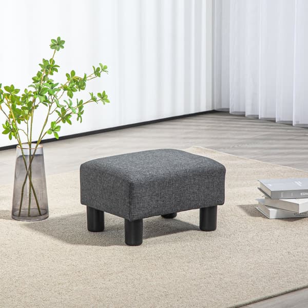 Ottoman, 40x30x24 cm, Mörkgrå