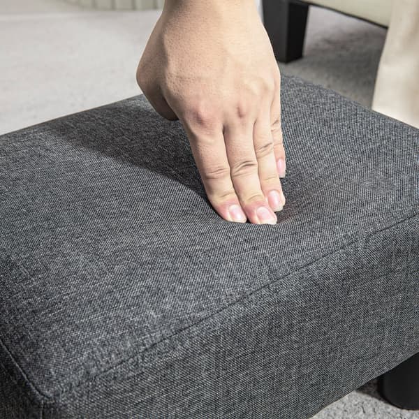 Ottoman, 40x30x24 cm, Mörkgrå