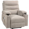 Miniatyrbillede 1 af 9: Elektrisk Recliner, 93x101x102 cm, Lysebrun