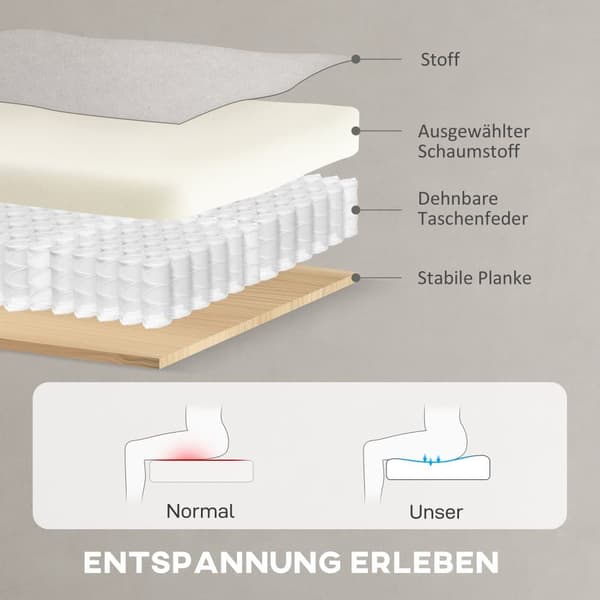 Elektrisk Afslapningsstol, 80x83x104 cm, Creme