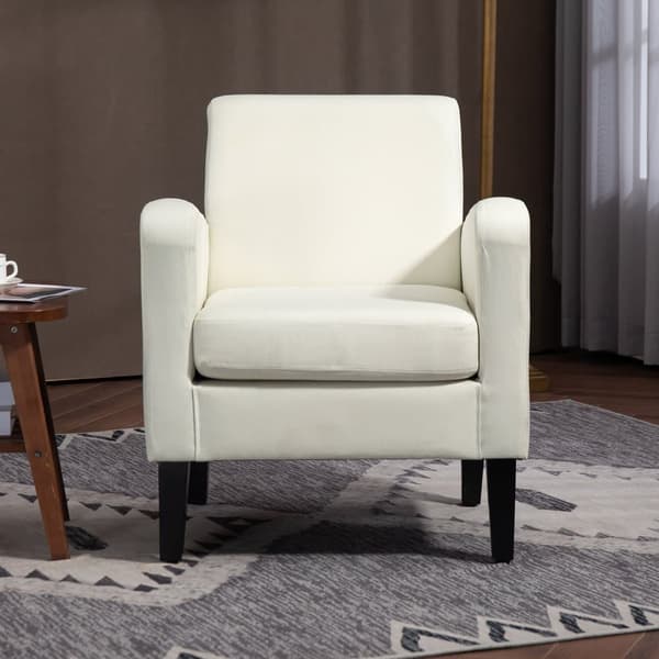 Nojatuoli, Yksittäisnojatuoli, 66x72x74 cm, Kermaisenvalkoinen