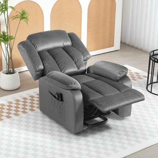 Elektrisk Relaxstol, 88x95x106 cm, Mørkegrå