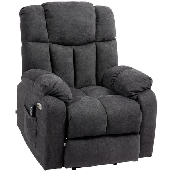 TV-stol med lyfthjälp, 92x95x107 cm, Svart
