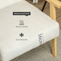 Miniatyrbillede 5 af 9: Lounge Stol, 59x67x77 cm, Creme Hvid