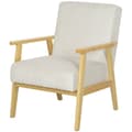 Miniatyrbillede 1 af 9: Lounge Stol, 59x67x77 cm, Creme Hvid