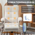 Miniatyrbild 4 av 9: Massagestol, Relaxsessel, 80x86x99 cm, Krämvit