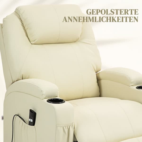Lænestol, 85x92x109 cm, Creme