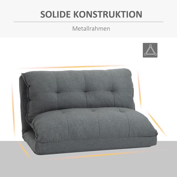 Golvvilstol, 2-i-1, 100x71x54 cm, Grå