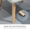 Miniatyrbillede 6 af 9: Lænestol, 64x62x72.5 cm, Creme