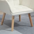 Miniatyrbillede 9 af 9: Lænestol, 64x62x72.5 cm, Creme