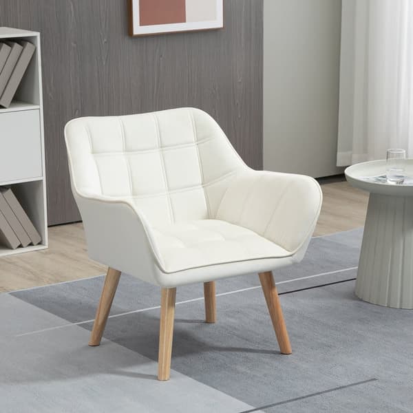 Lænestol, 64x62x72.5 cm, Creme