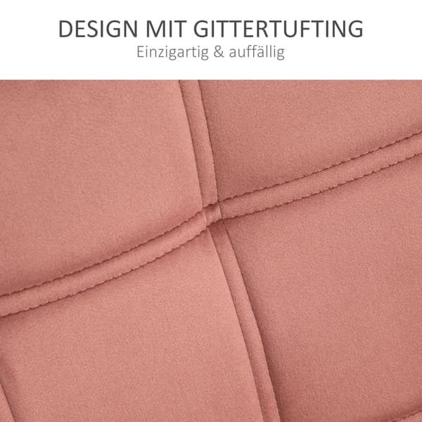Enkelt Lænestol, 68.5x61x72.5 cm, Pink