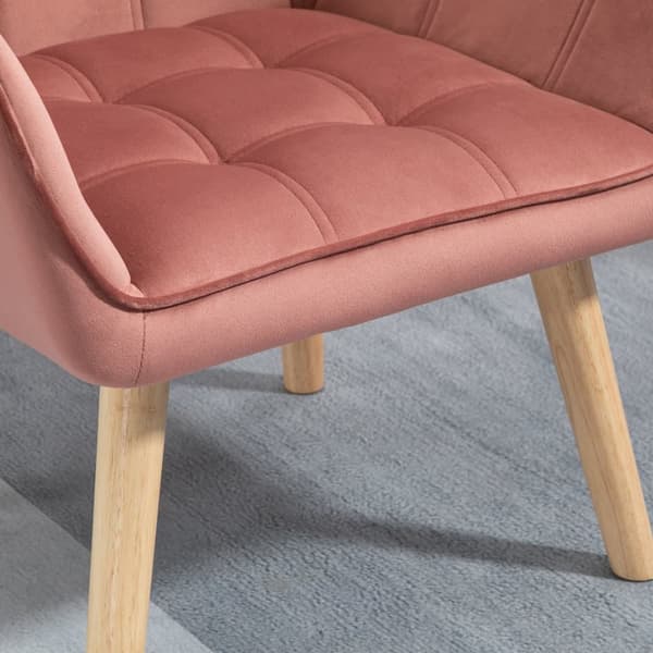 Enkelt Lænestol, 68.5x61x72.5 cm, Pink