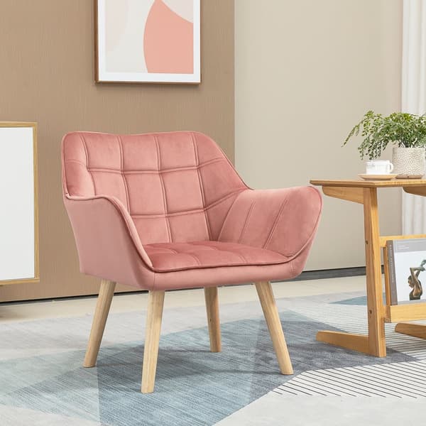 Enkelt Lænestol, 68.5x61x72.5 cm, Pink