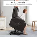 Miniatyrbillede 4 af 9: TV-stol, 88x99x106 cm, Brun