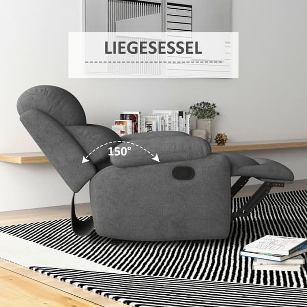 Lænestol, 93x88x102 cm, Grå
