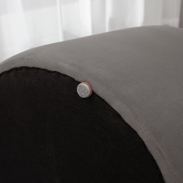 Ottoman Sittplats Pall, 2-i-1, Ø44 x 47,5H cm, Mörkgrå