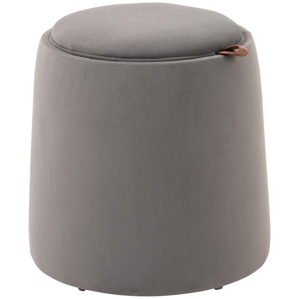 Ottoman Sittplats Pall, 2-i-1, Ø44 x 47,5H cm, Mörkgrå