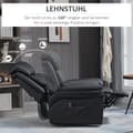 Miniatyrbillede 5 af 9: Elektrisk Relaxstol, 93x96x105 cm, Sort