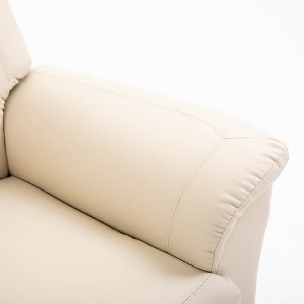 Lænestol med løfteassistance, 93x95x106 cm, Creme