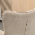 Miniatyrbillede 8 af 9: Lænestol med Fodskammel, 72x80x101 cm, Beige