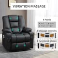Miniatyrbillede 5 af 9: Massagestol, 90x98x102 cm, Sort