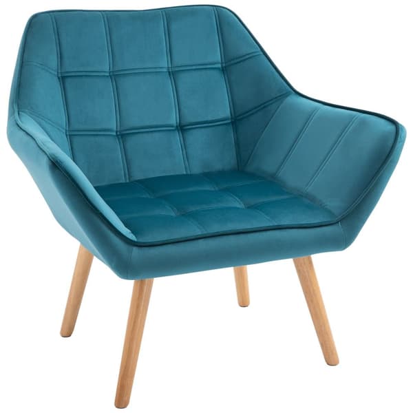Enkel Fåtölj, 64x62x72.5 cm, Grön