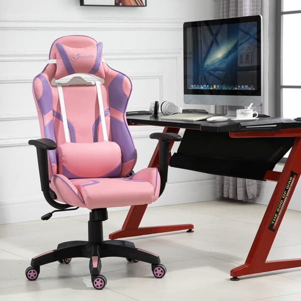 Spelstol, 69x56x125.5 cm, Rosa & Lila