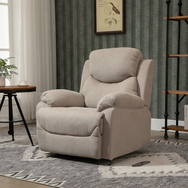 Recliner Enkelt Sofa, 97x96x105.5 cm, Beige