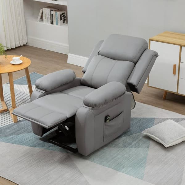 Rootz Electric Recliner Chair - Power Lift Chair - Justerbar fåtölj - Förbättrad komfort - 76 cm x 90 cm x 105 cm