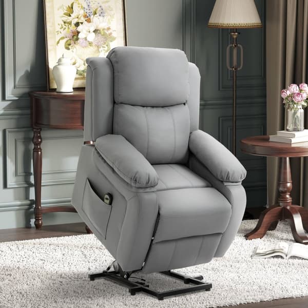 Rootz Electric Recliner Chair - Power Lift Chair - Justerbar fåtölj - Förbättrad komfort - 76 cm x 90 cm x 105 cm