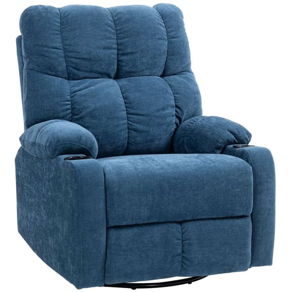 Rootz Relaxation lænestol - hvilestol - roterbar stol - fuldt justerbar komfort - 88x96x108 cm, mørkeblå