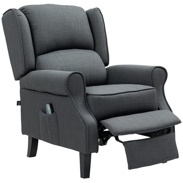 Rootz Massagestol med uppvärmning - Avslappning fåtölj - Reclinerstol - Stressreduktion - 78 cm x 83 cm x 101 cm
