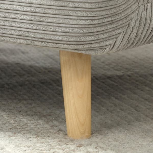 Rootz 2 -in -1 Sleep nojatuolin vierasvuode - lepotuoli - taitettava sohva - Säädettävä niskatuki - Avaruussäästö - 82 cm x 89cm x 83cm harmaa